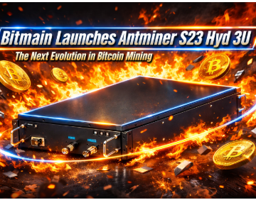 Bitmain’s Antminer S23 Hyd 3U: Bitcoin Mining Just Leveled Up